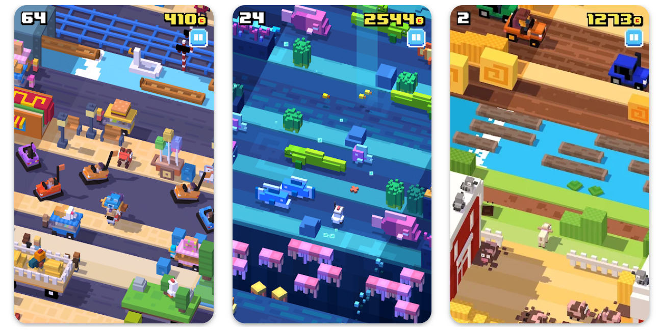 Crossy Road — игра на Андроид на двоих