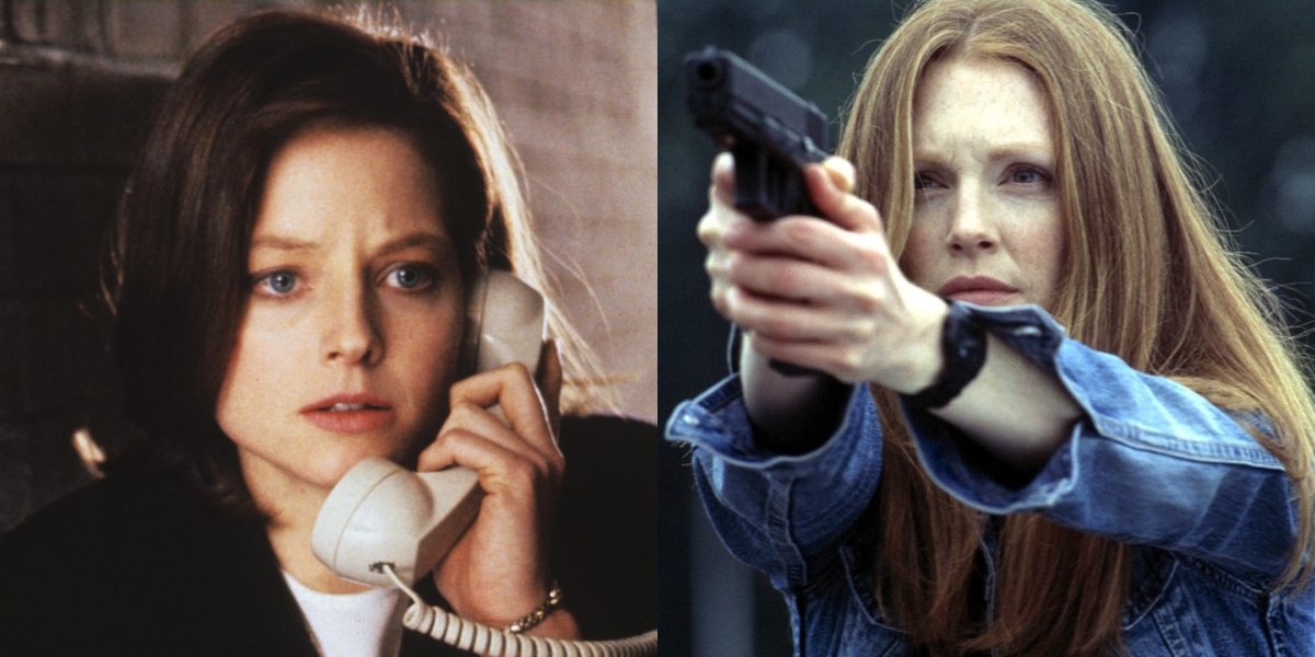 Кадры из фильмов «Молчание ягнят» и «Ганнибал»