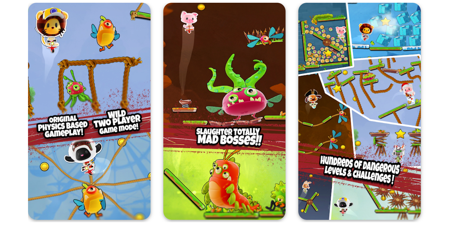 Loco Pets: Fox & Cat co op — игра на двоих на смартфоне