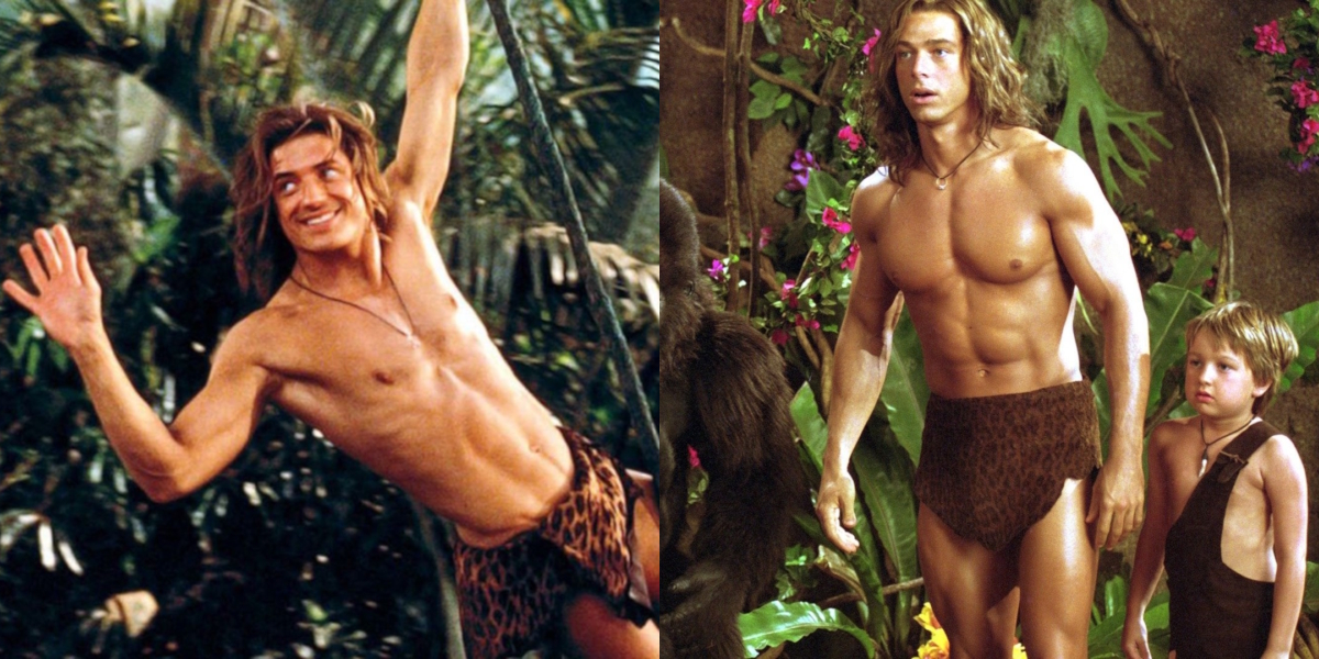 Кадры из фильмов «Джордж из джунглей» и «Джордж из джунглей — 2»